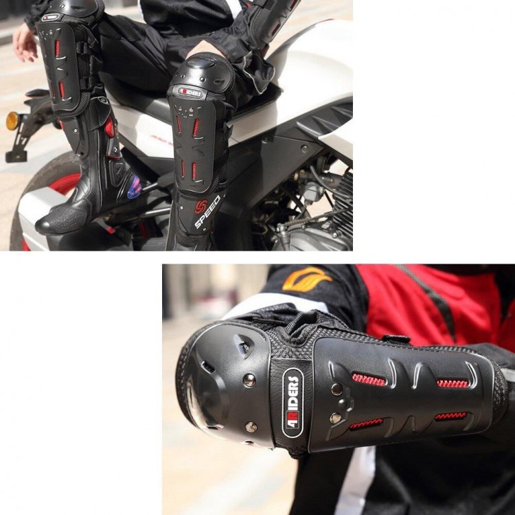 4Riders Diz ve Dirsek Koruma (4'lü Takım)