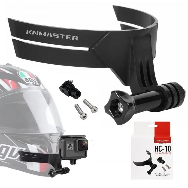 KNMASTER HC-10 | Motosiklet Kask Çene Aksiyon Kamera Tutucu